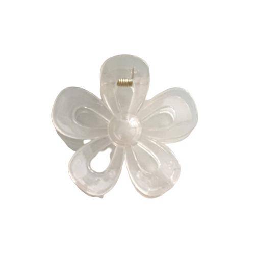 Pop of Floral "Clear" Hair Clip - The Preppy Bunny