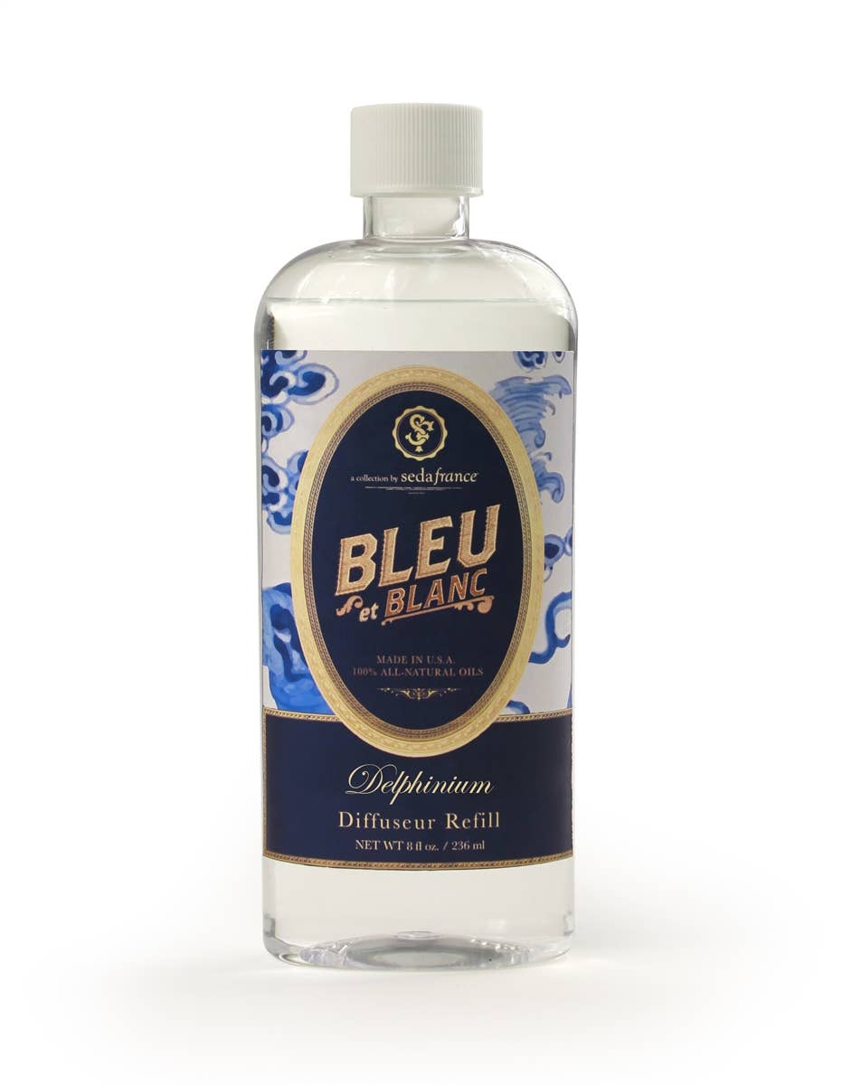 Delphinium Bleu et Blanc Diffuser Refill - The Preppy Bunny