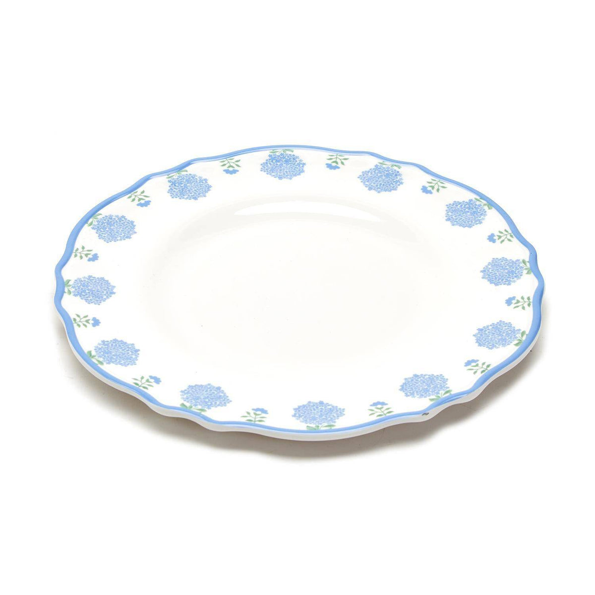 Hydrangea Set of 4 Dinner Melamine Plate - The Preppy Bunny