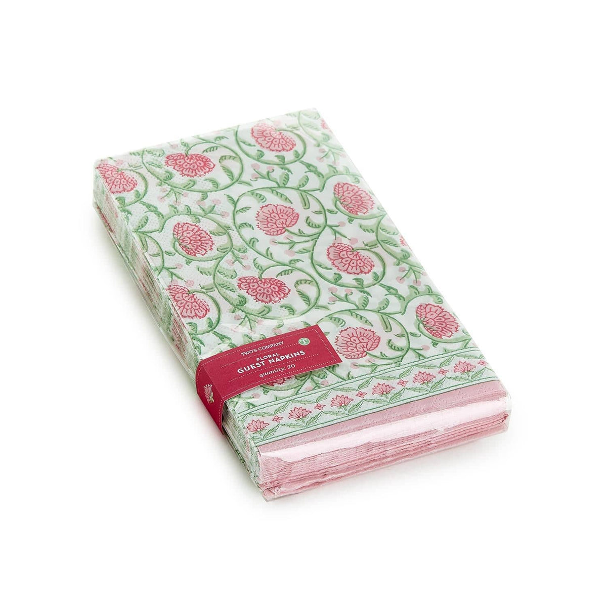 Floral Block Paper Guest Towels - The Preppy Bunny