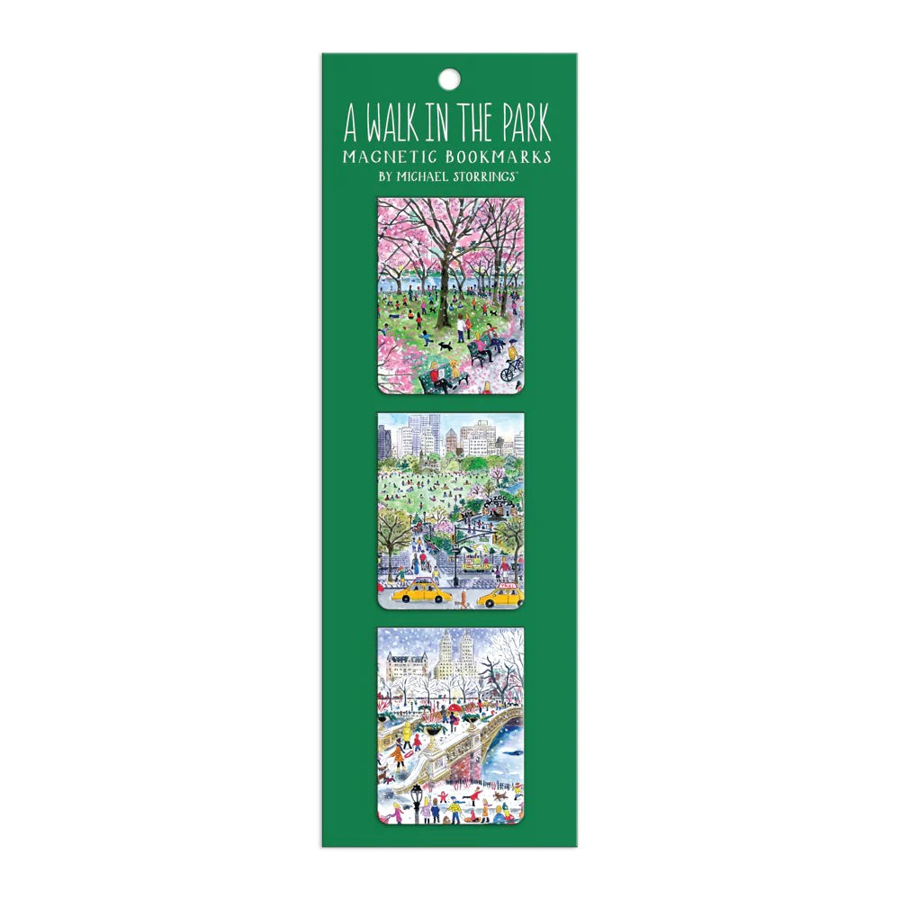 Michael Storrings Walk in the Park Magnetic Bookmarks - The Preppy Bunny