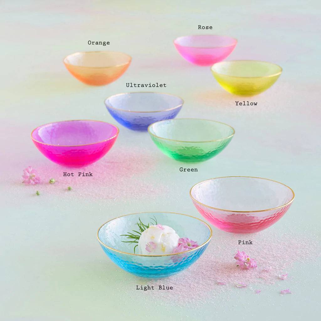 Rainbow Dessert Bowl - 8 colors available - The Preppy Bunny