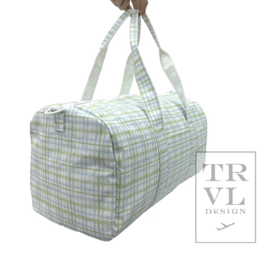 Weekender in Classic Plaid - The Preppy Bunny