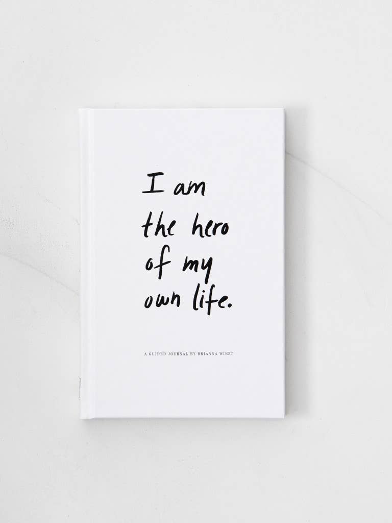 I Am The Hero Of My Own Life - guided journal - The Preppy Bunny