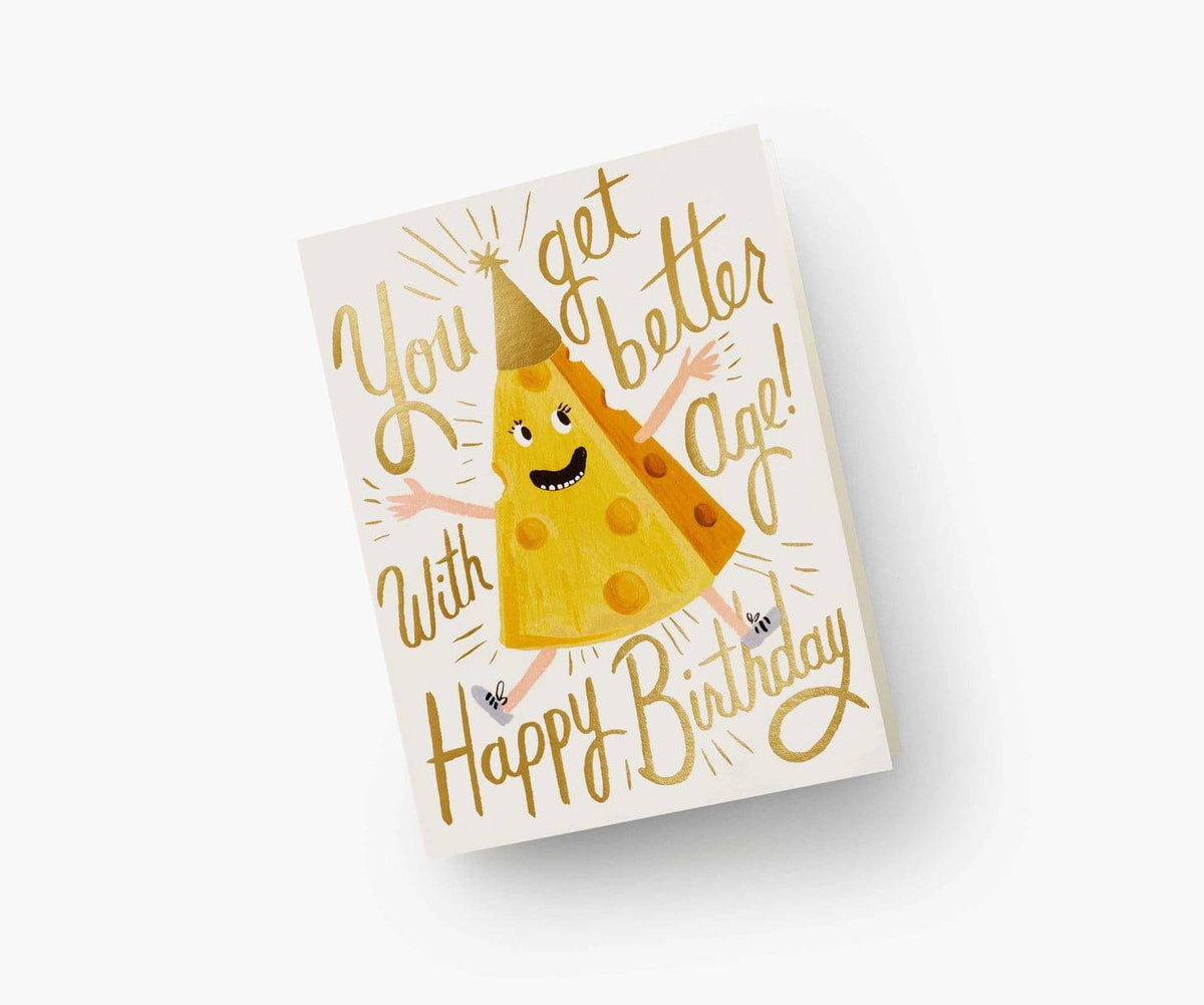 Better With Age Birthday Greeting Card - The Preppy Bunny