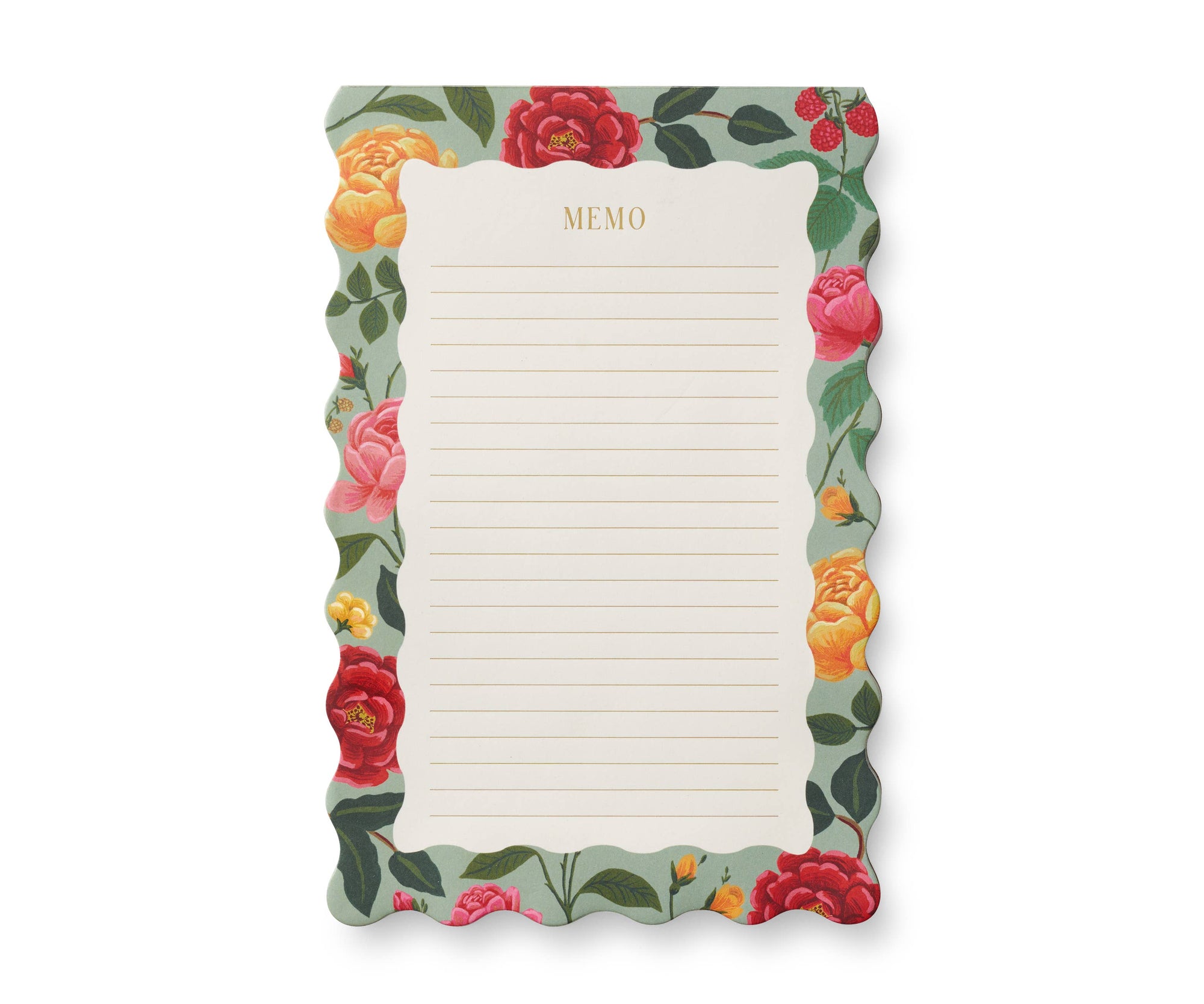 Roses Memo Notepad - The Preppy Bunny