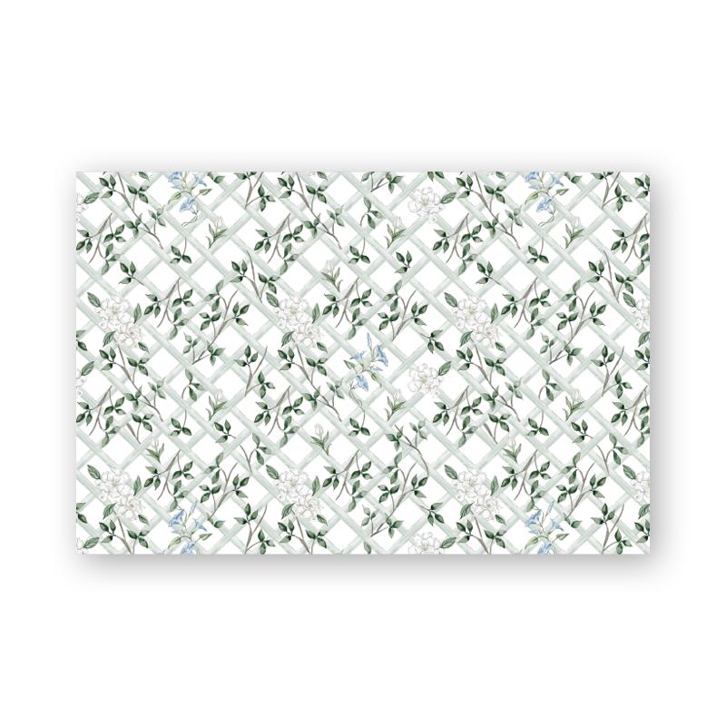 Trellis Paper Placemats - The Preppy Bunny