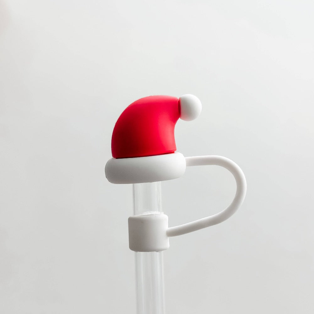 Santa Hat Straw Cover 10MM - The Preppy Bunny