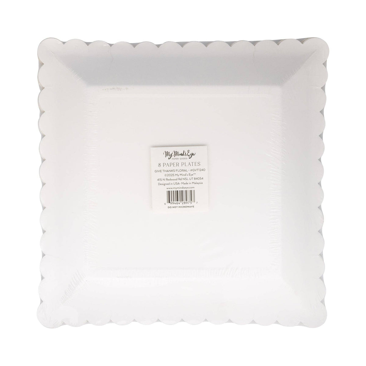 Give Thanks Floral 9&quot; Paper Plates - The Preppy Bunny