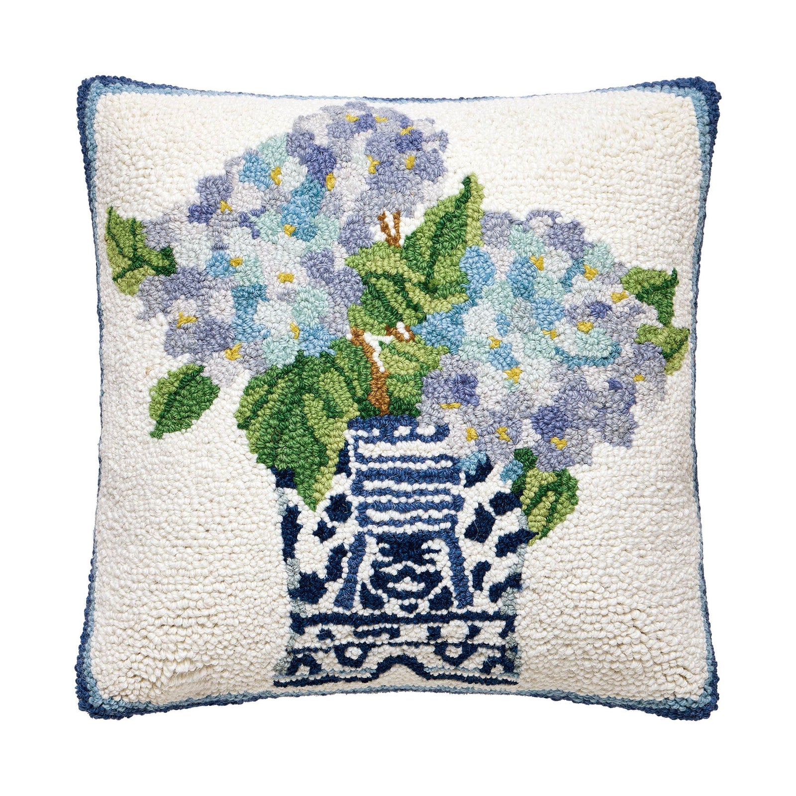 Rhapsody In Blue I Hook Pillow - The Preppy Bunny
