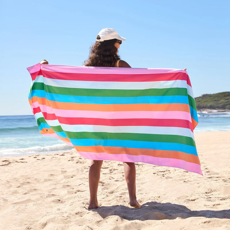 Quick Dry Beach Towel in Tutti Fruitti - 2 sizes - The Preppy Bunny