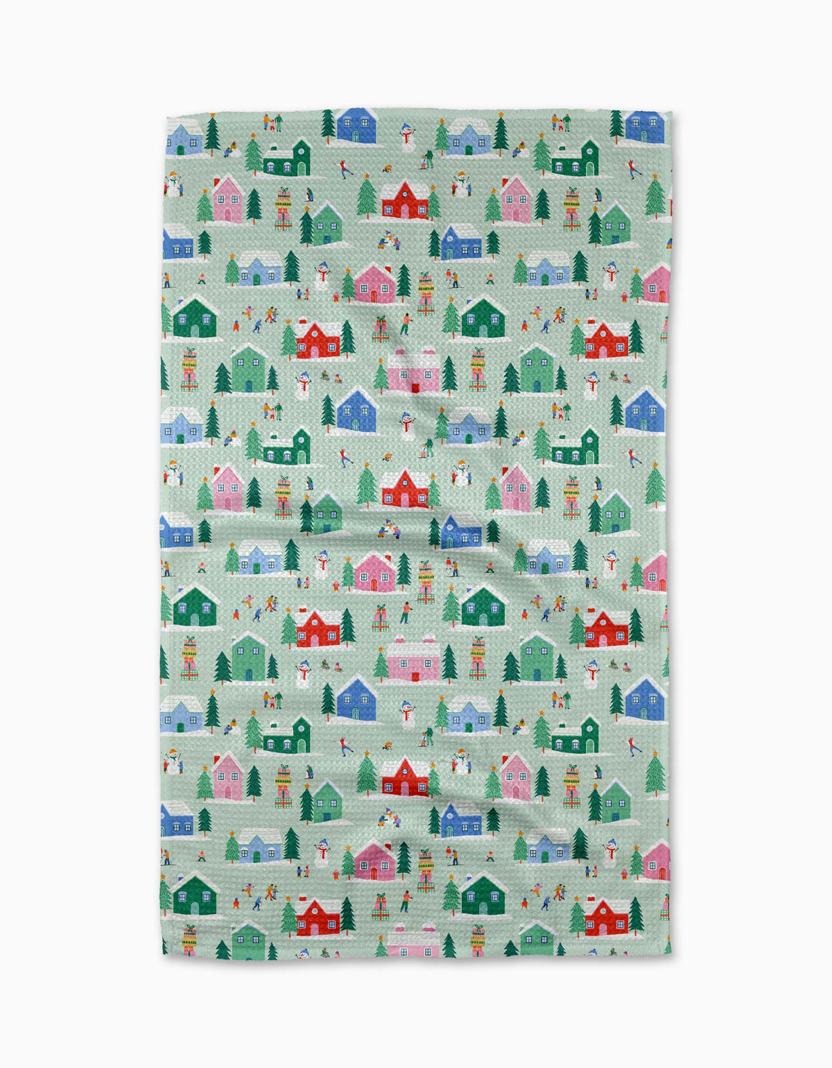 Winter Magic Tea Towel by Geometry