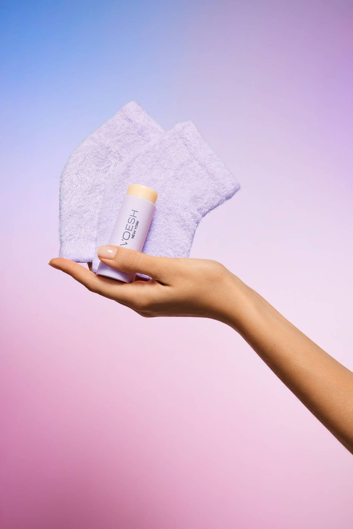 Moisturizing Heel Socks in Purple