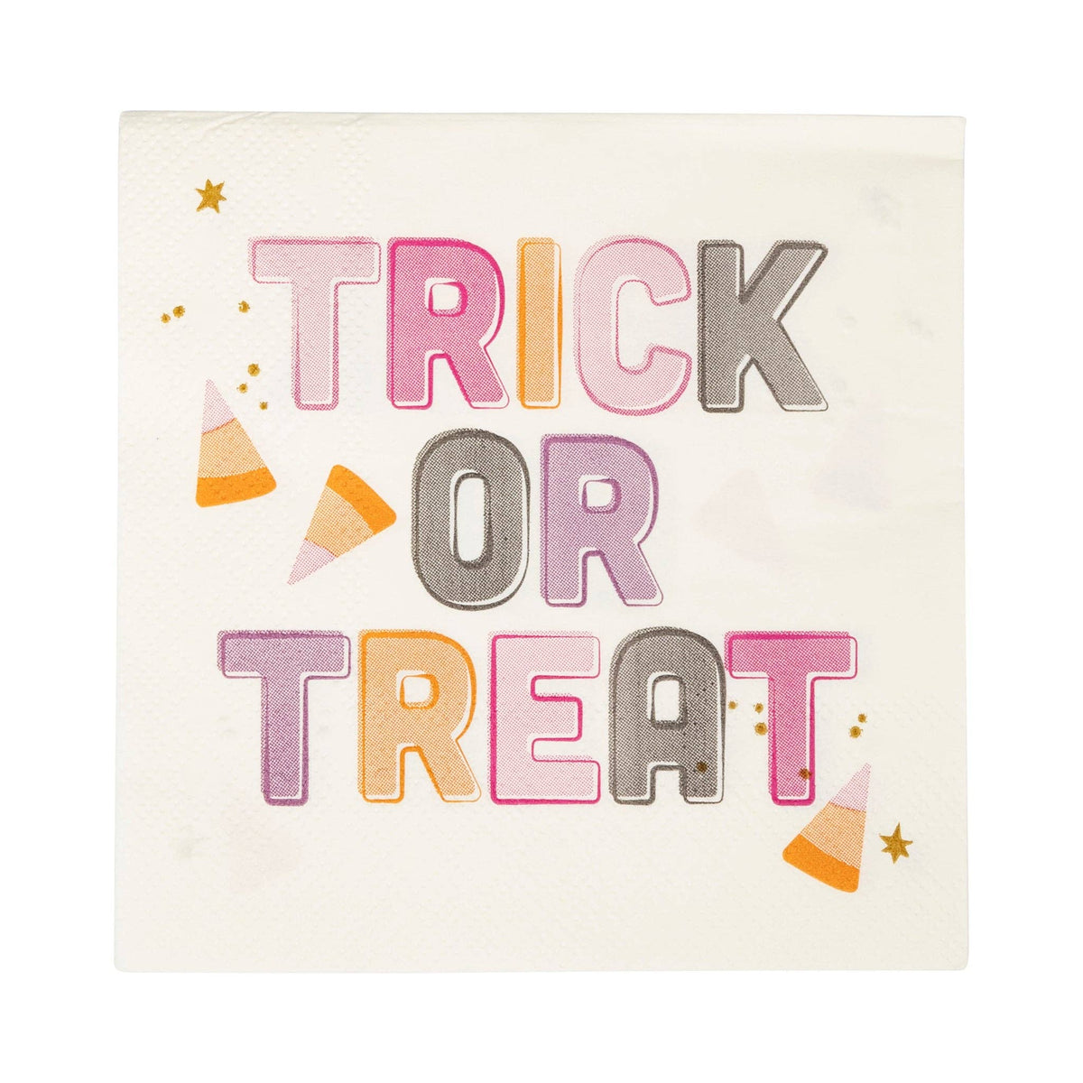 Foil Trick or Treat Beverage Napkins