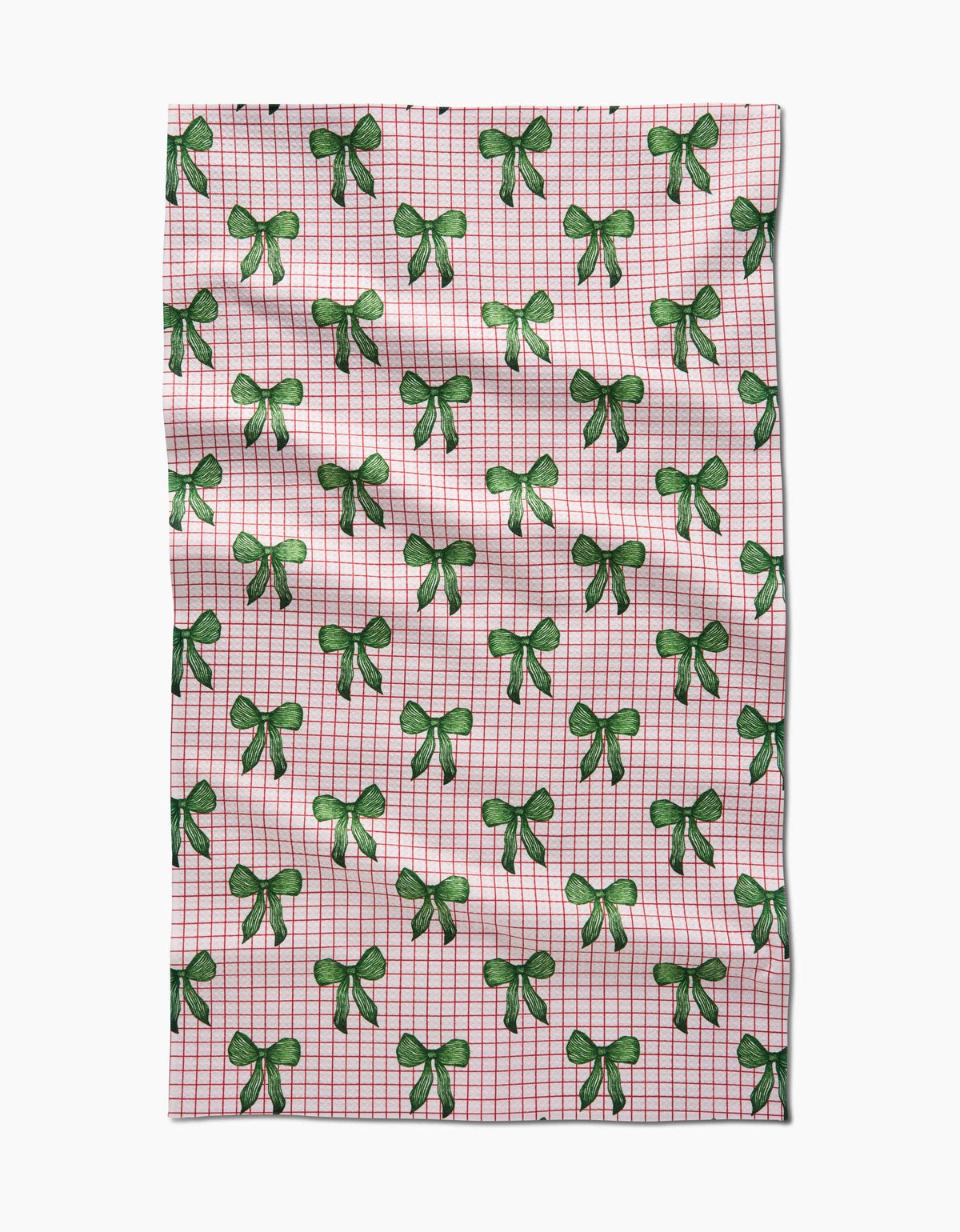 Ribbon And Cheer Tea Towel by Geometry - The Preppy Bunny