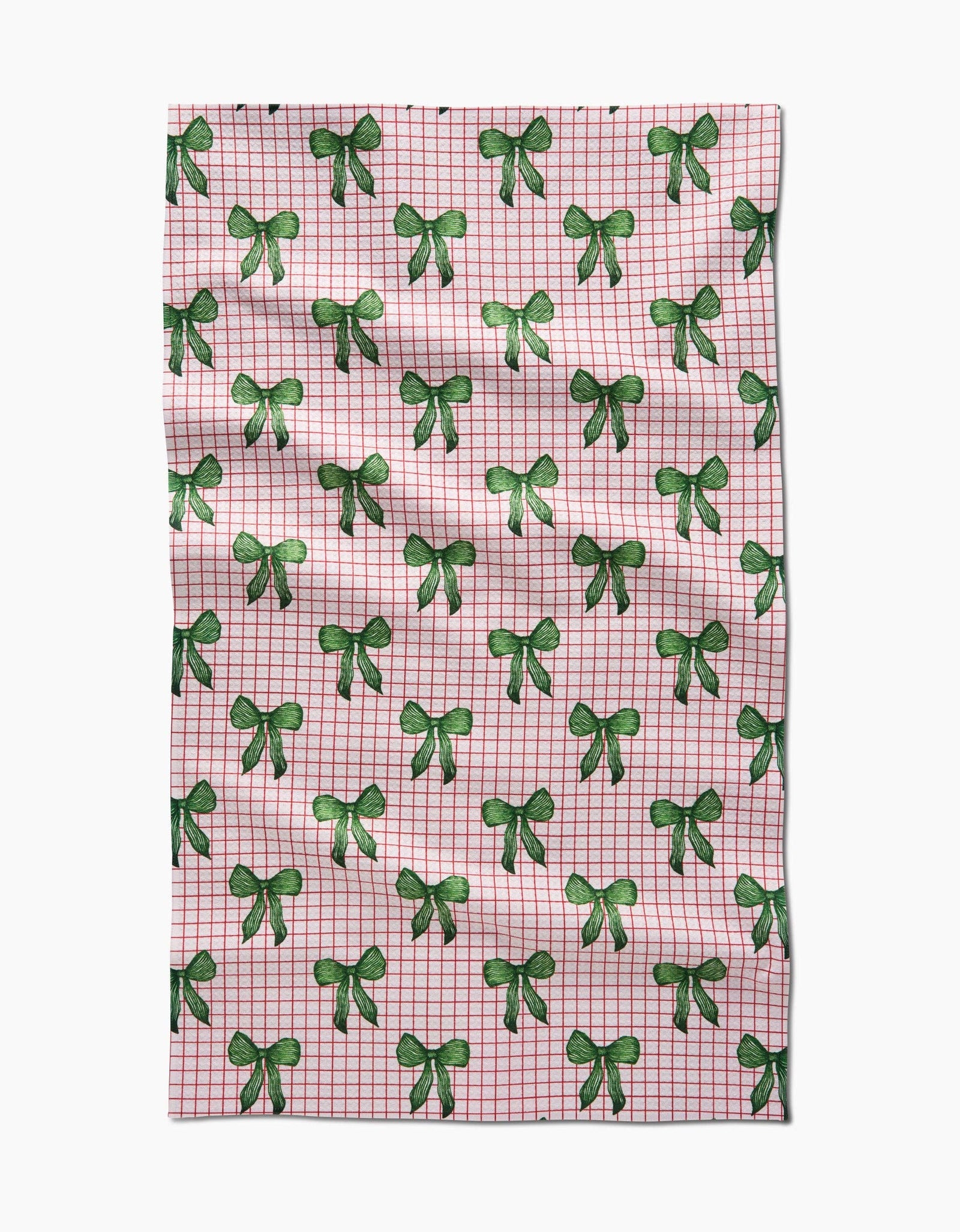 Ribbon And Cheer Tea Towel by Geometry - The Preppy Bunny