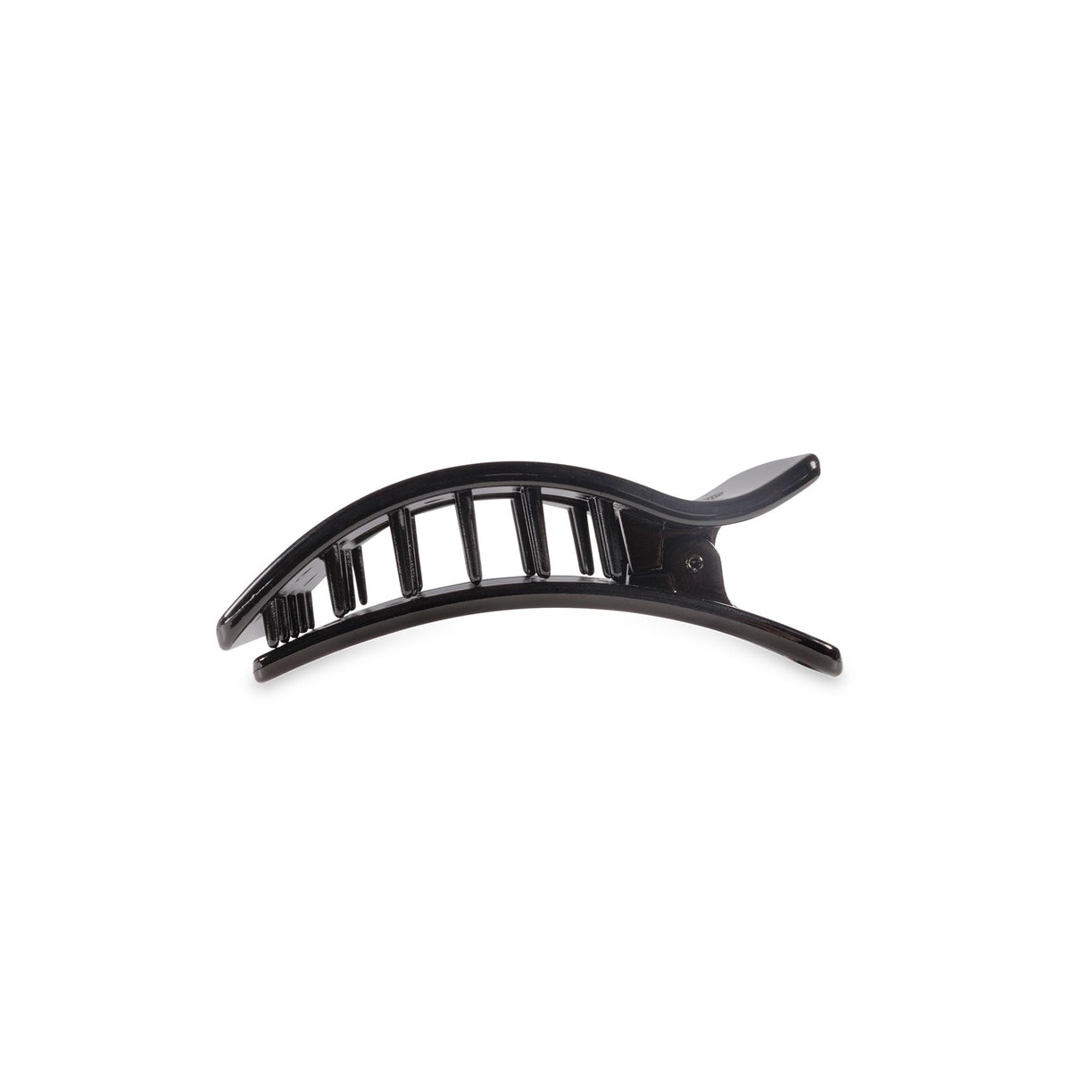 Flat Rectangle Hair Clip | Small | Jet Black