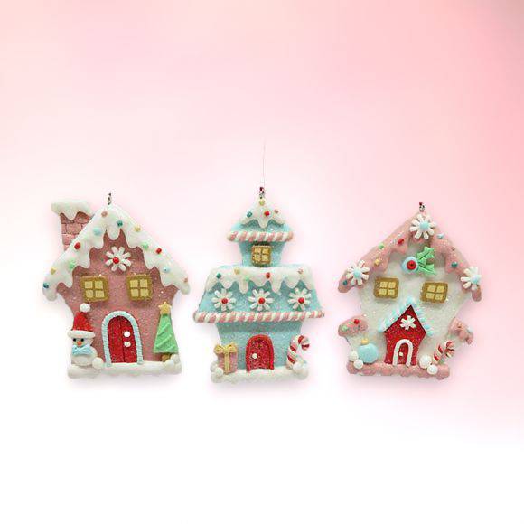 North Pole Candy House Ornament - The Preppy Bunny