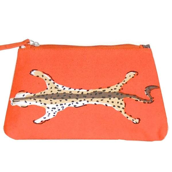 Oarnge Leopard Travel Bag by Dana Gibson - The Preppy Bunny
