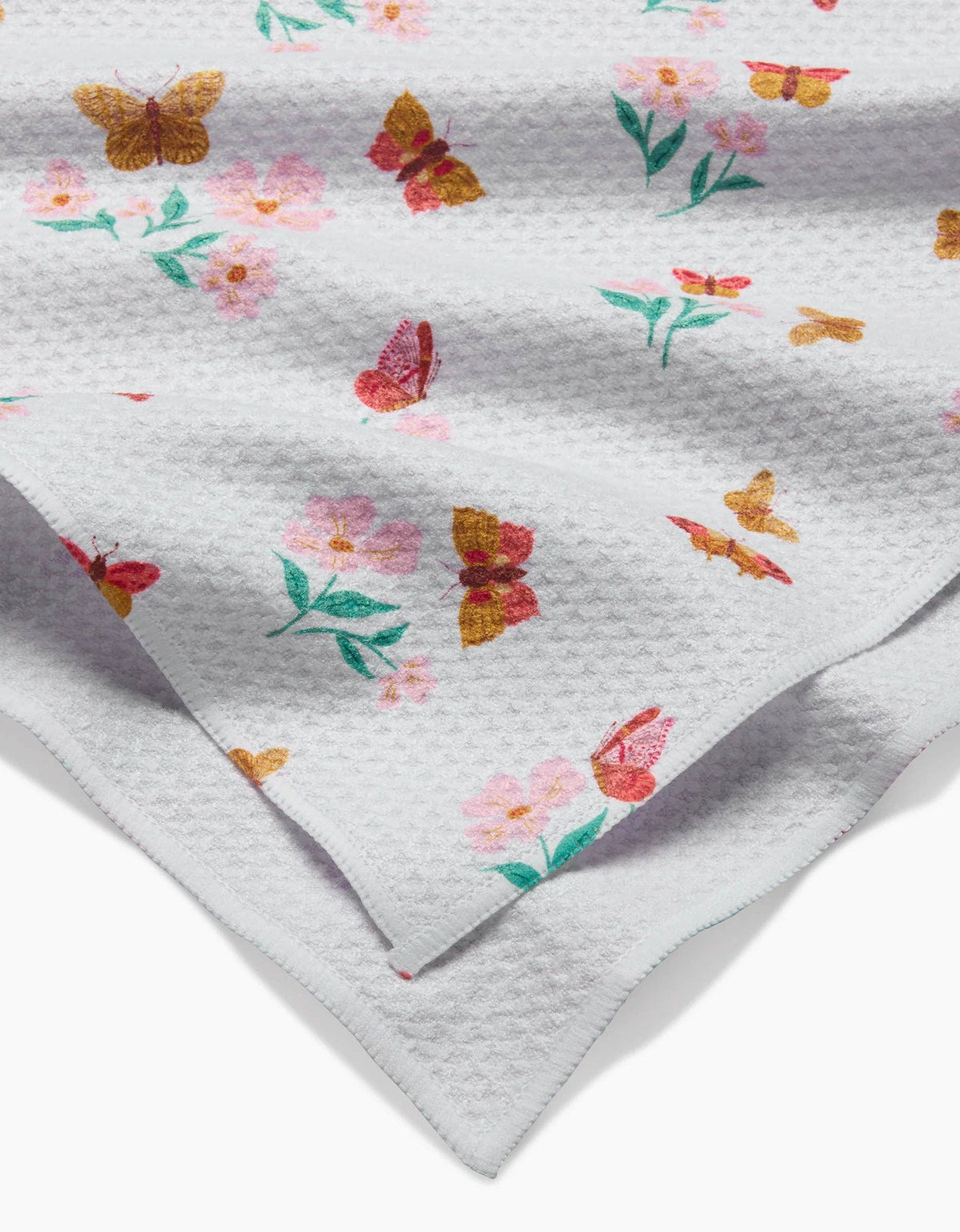 Butterfly Garden Kitchen Towel by Geometry