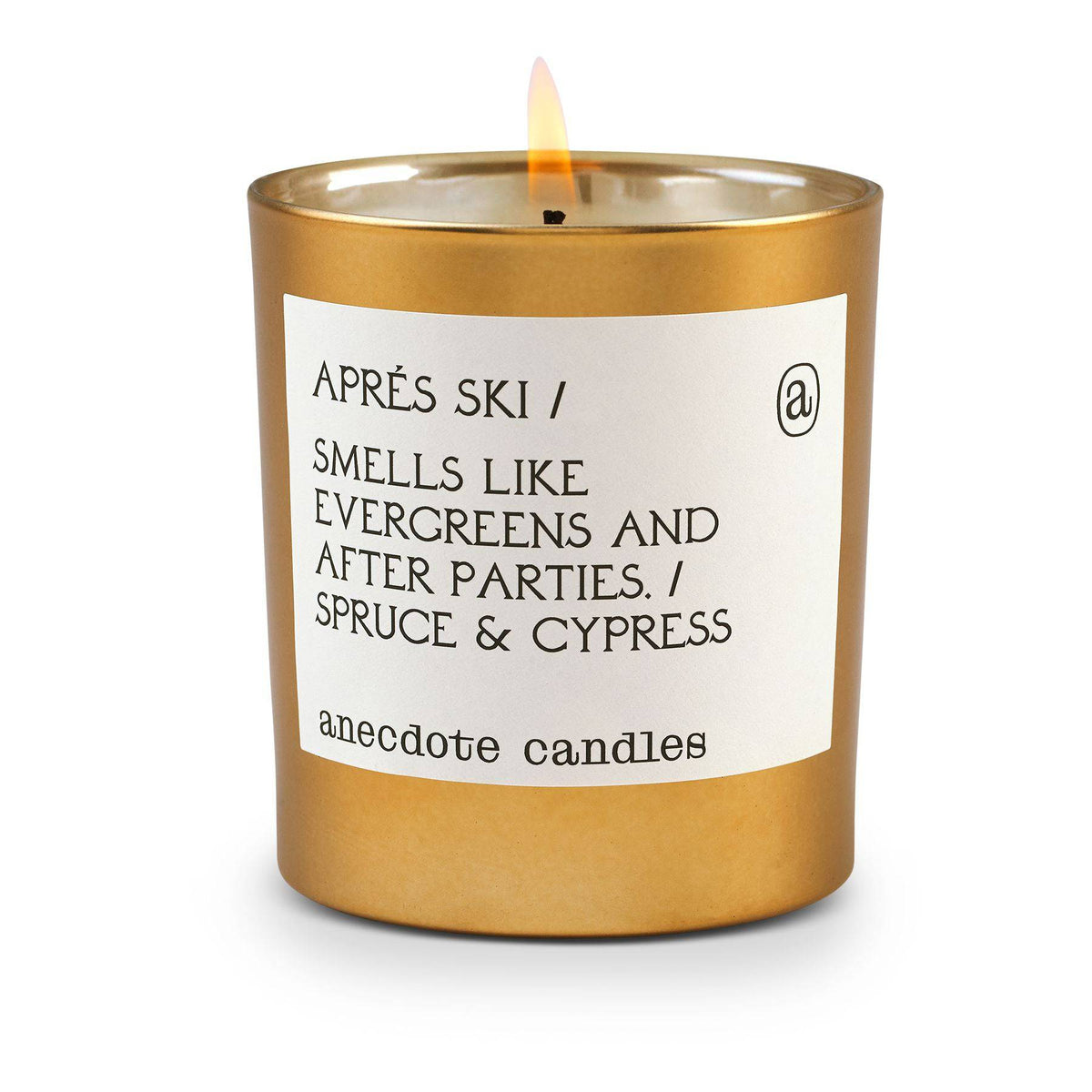 Apres Ski (Spruce &amp; Cypress) Gold Tumbler Candle - The Preppy Bunny