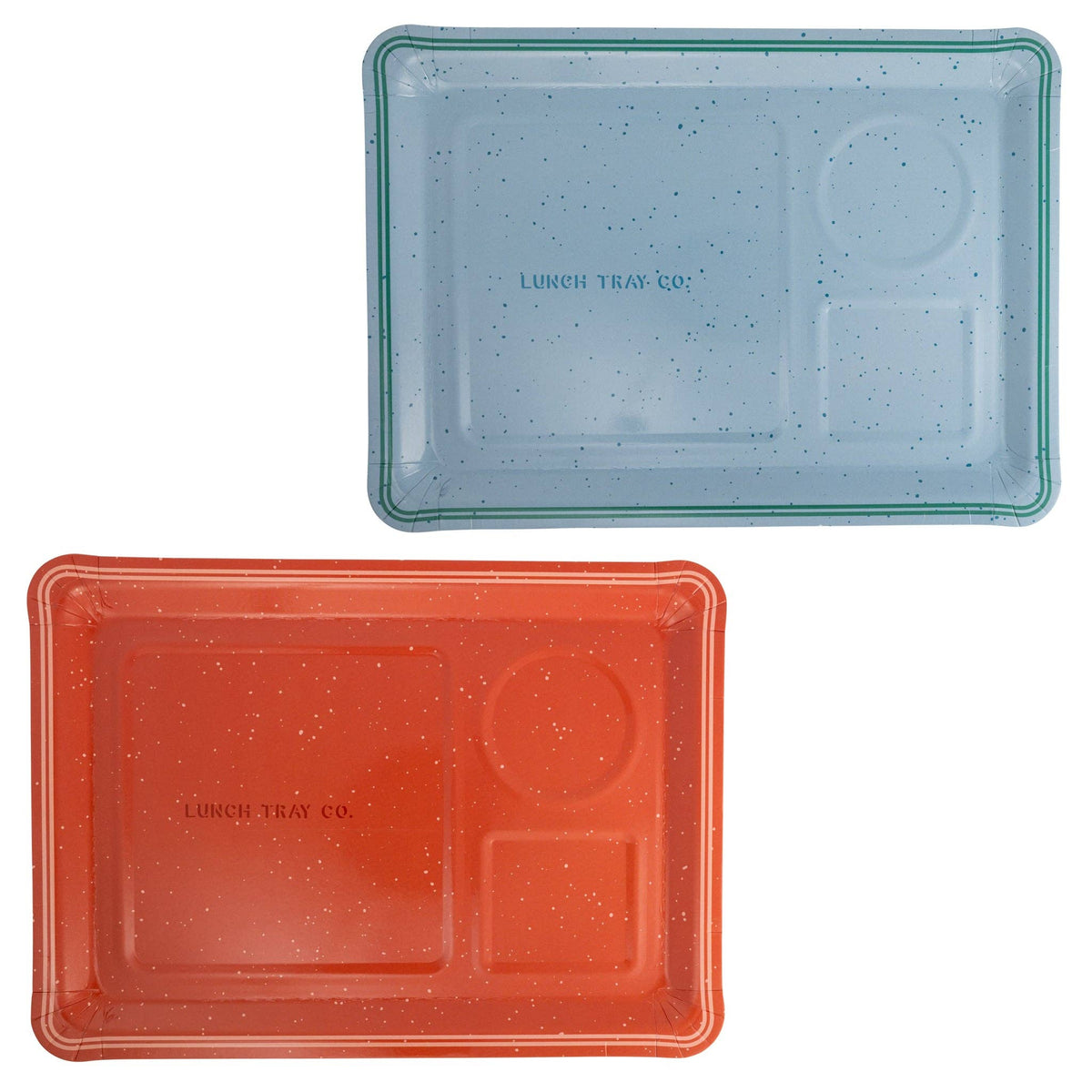 Lunch Tray Paper Plate Set - The Preppy Bunny