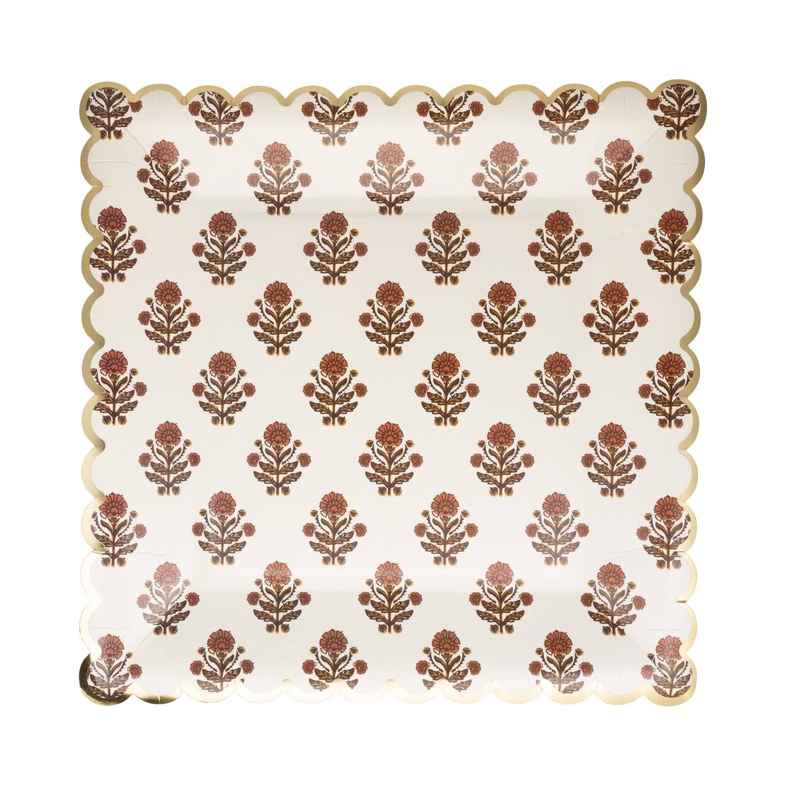 Give Thanks Floral 9" Paper Plates - The Preppy Bunny