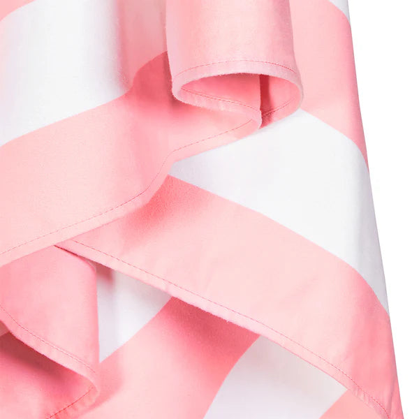 Cabana Stripe Malibu Pink Beach Towel- 2 sizes