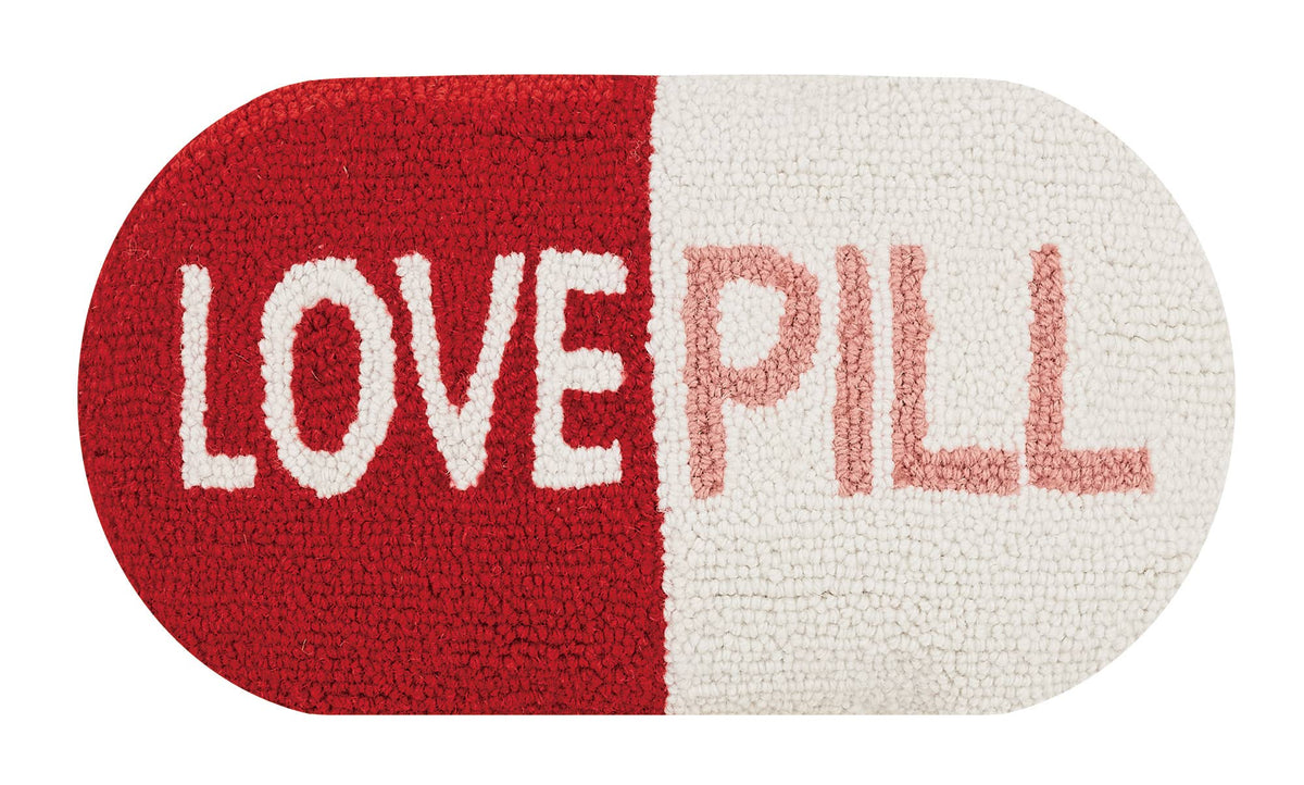 Love Pill Shaped Hook Pillow - The Preppy Bunny