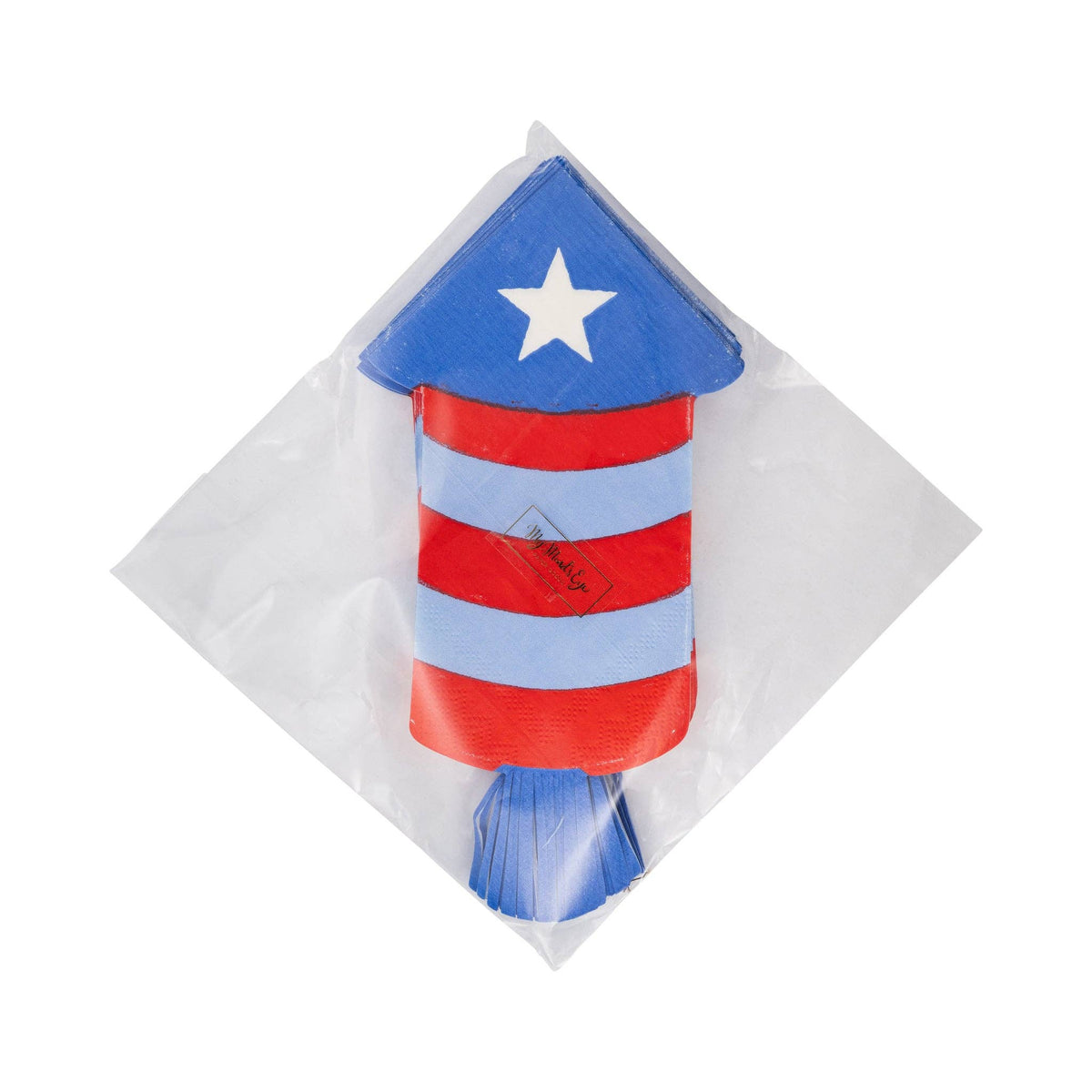 Firecracker Shaped Paper Napkins - The Preppy Bunny