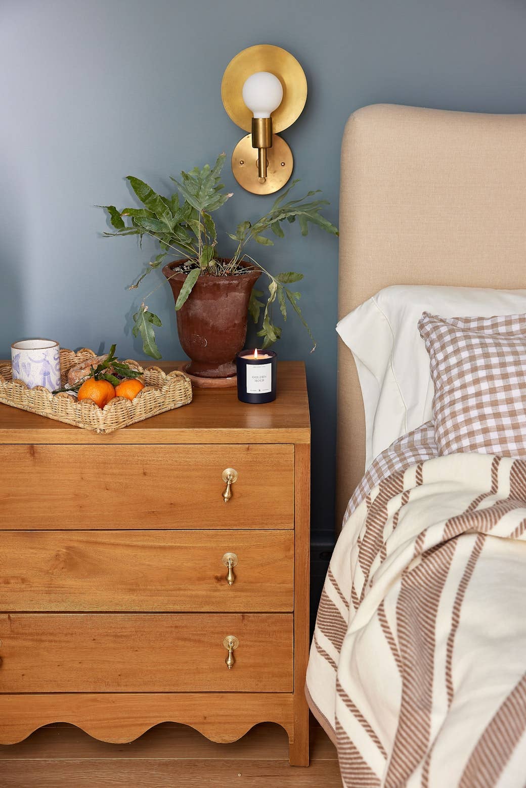 Dockside Stripe Sepia Blanket by ChappyWrap