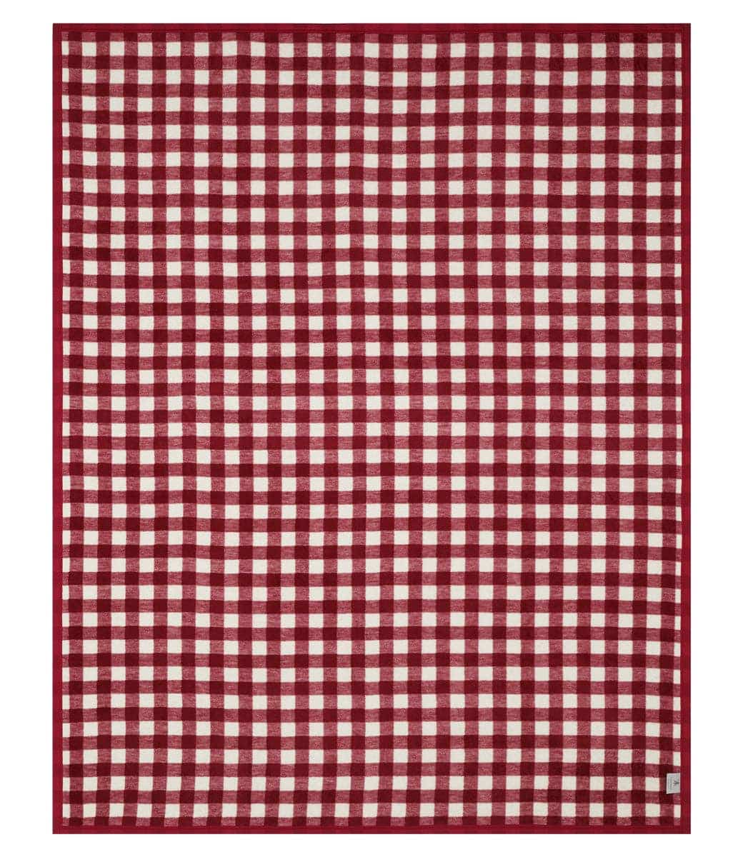 ChappyWrap Gingham Rosewood Blanket - The Preppy Bunny