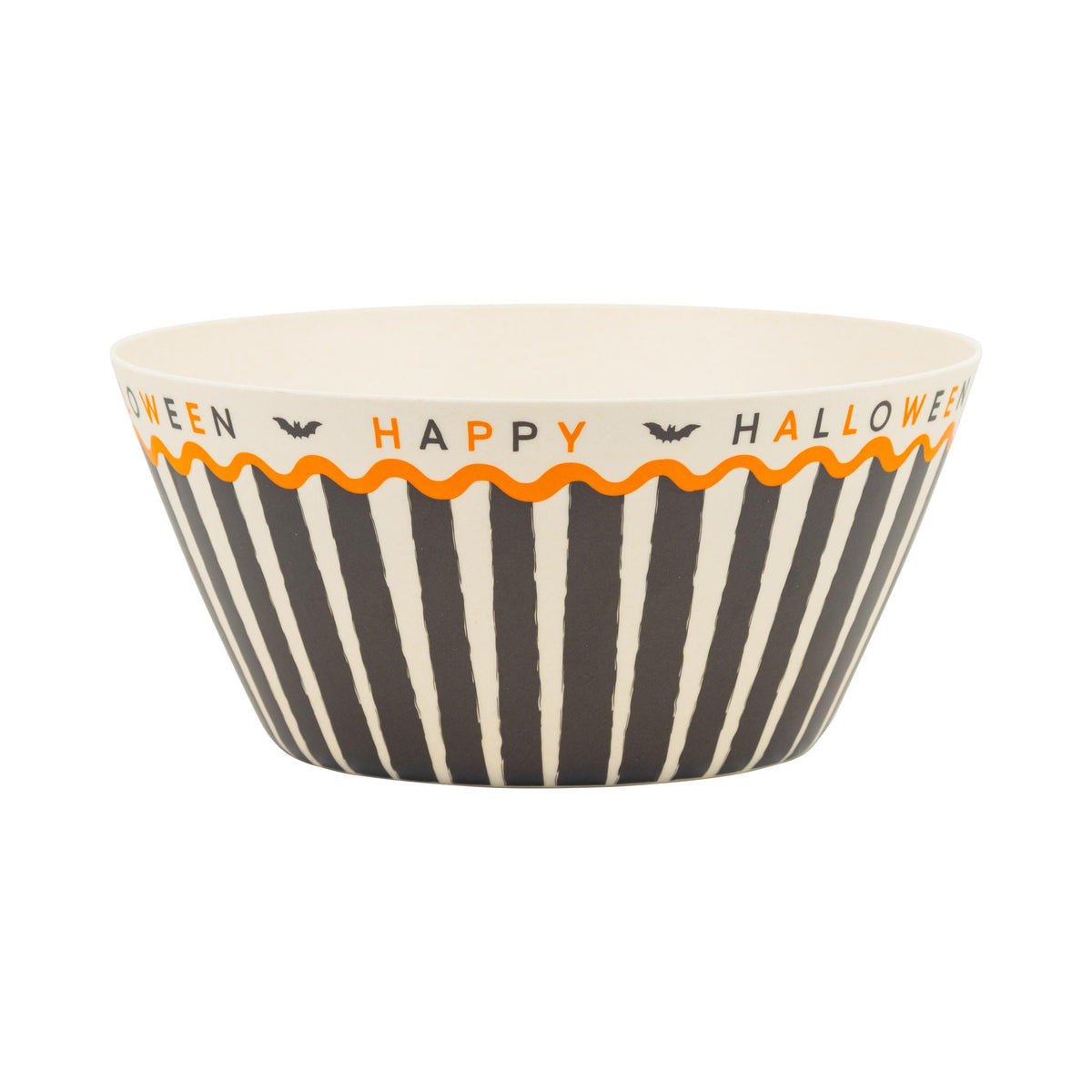 Happy Halloween Bamboo Bowl