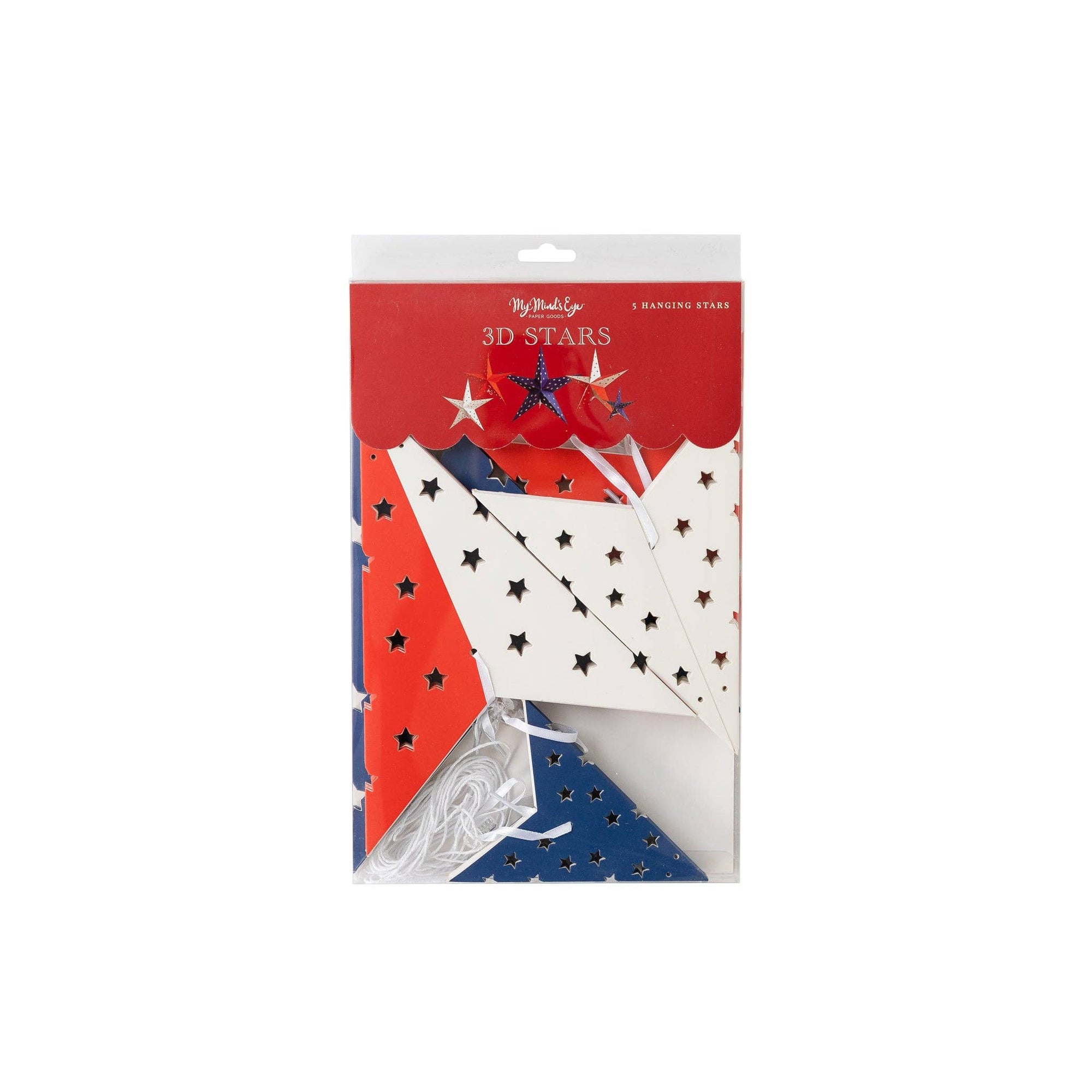 Stars and Stripes Decorative Hanging Stars - The Preppy Bunny