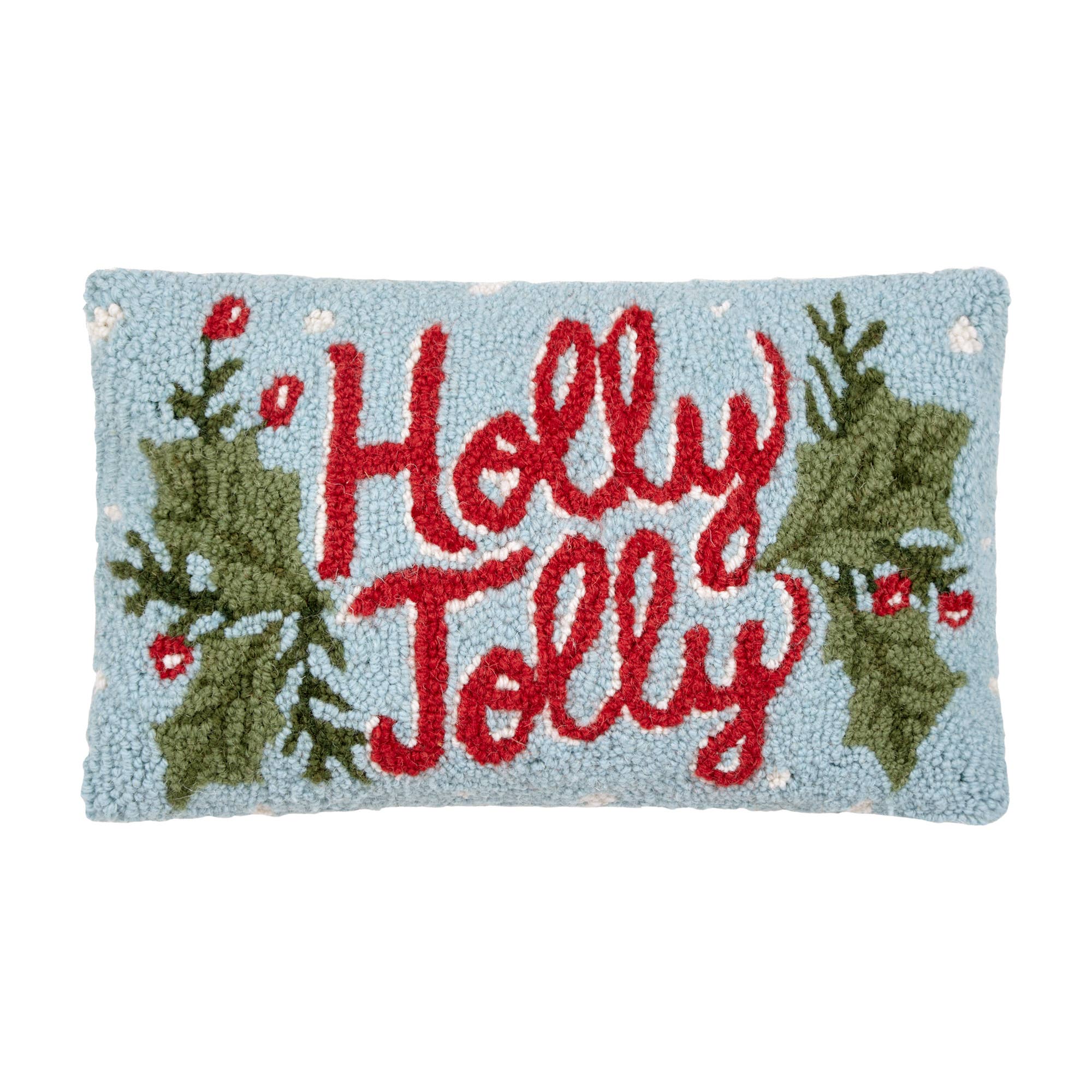 Holly Jolly Hook Pillow - The Preppy Bunny