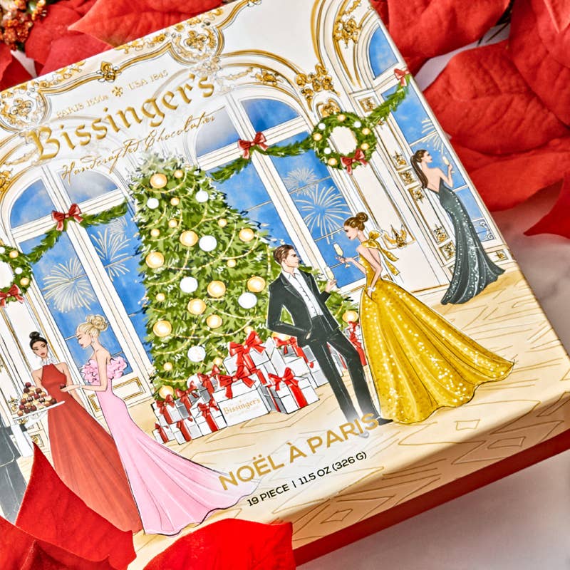 Bissinger's Assorted Noël à Paris Chocolates - (Christmas in Paris) - The Preppy Bunny