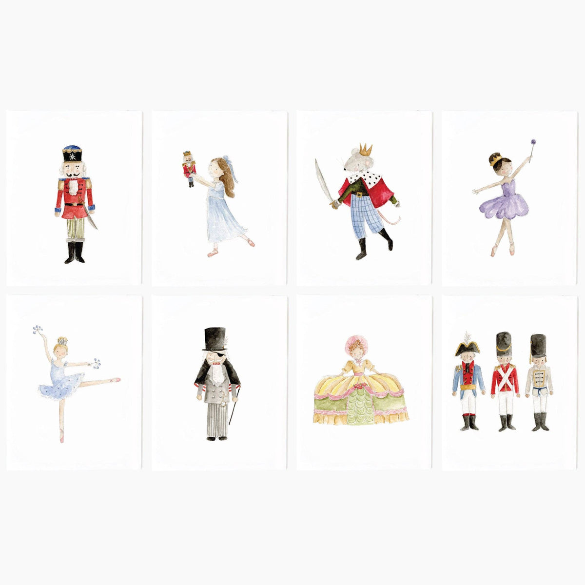 Nutcracker Assorted Notecard Set - The Preppy Bunny