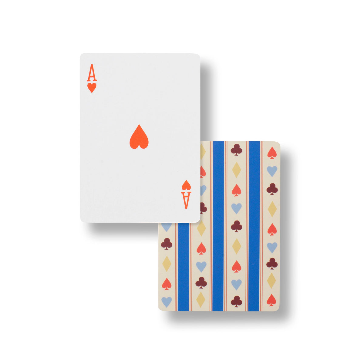 Playing Card Game, Set of 2 - Suits & Stripes