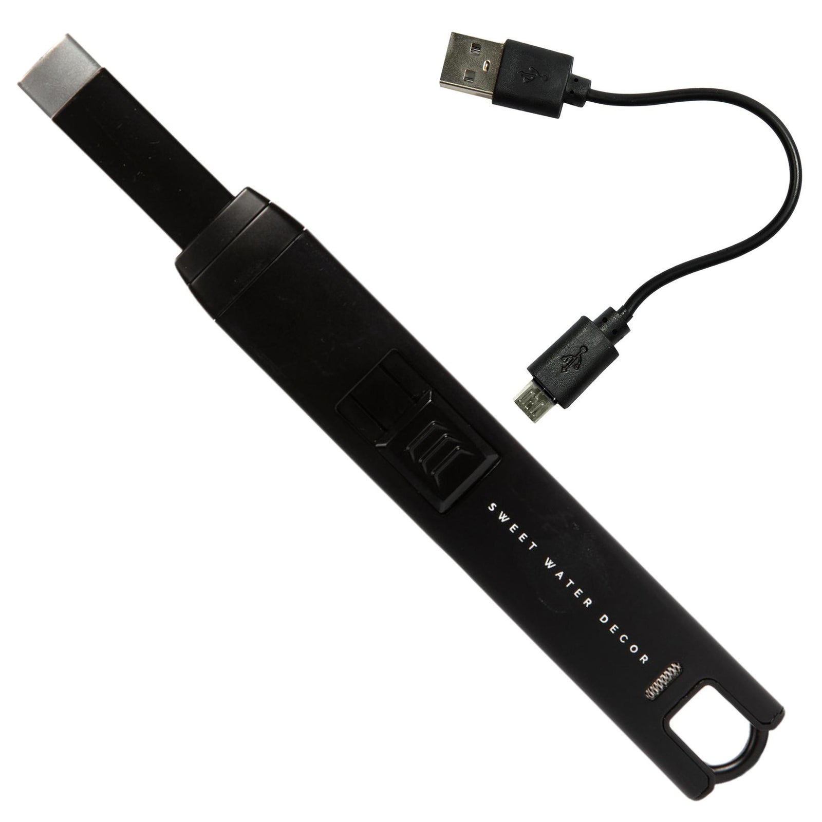 Black Large Rechargeable Electric Lighter - The Preppy Bunny