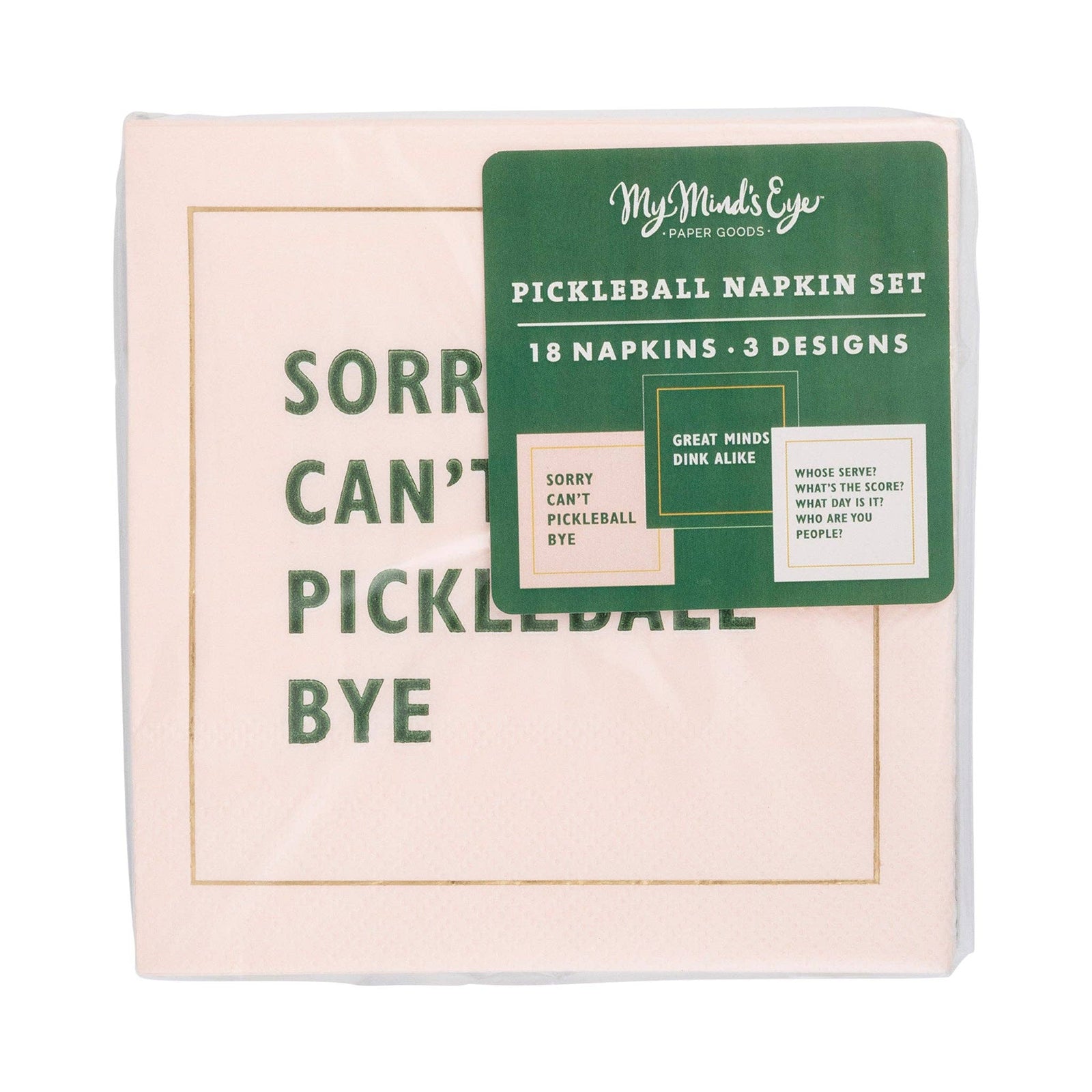 Pickleball Sayings Paper Napkin Set - The Preppy Bunny