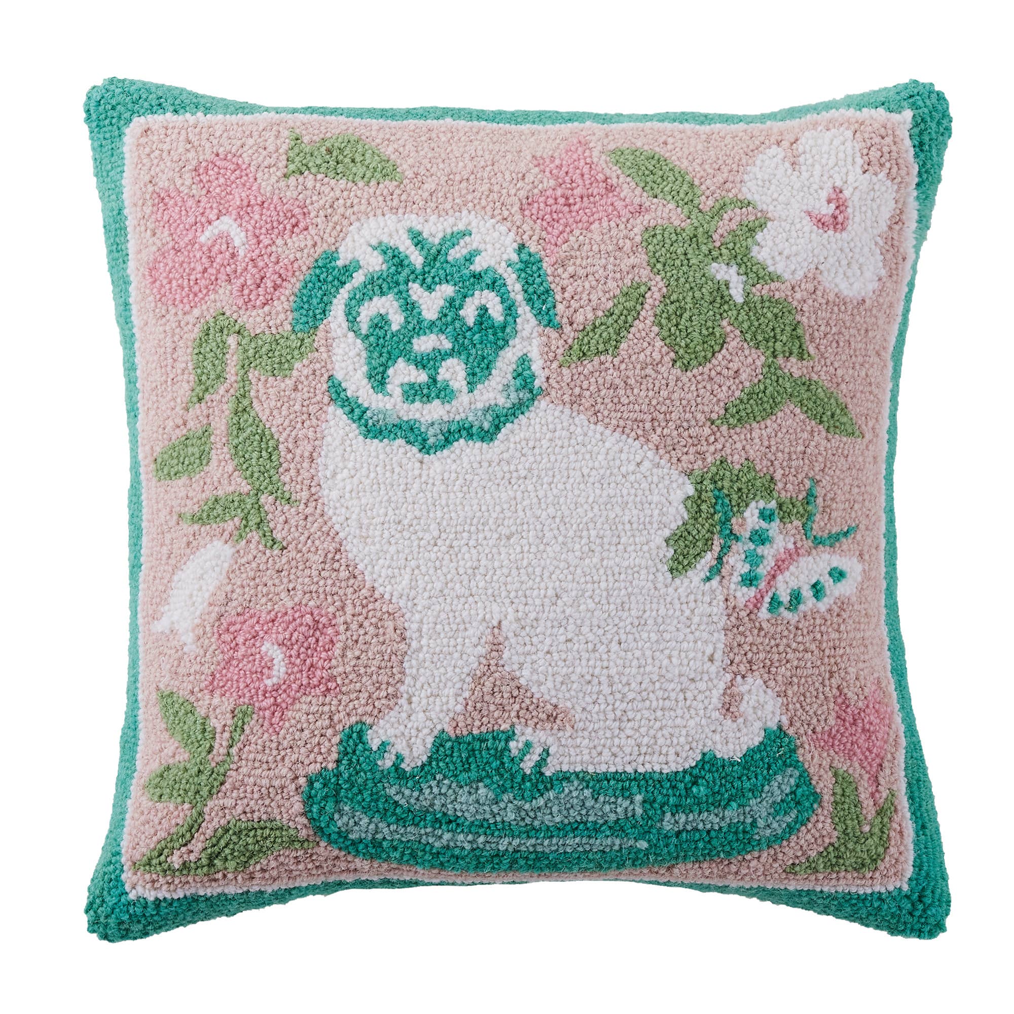 Imperial Palace Pink Hook Pillow - The Preppy Bunny