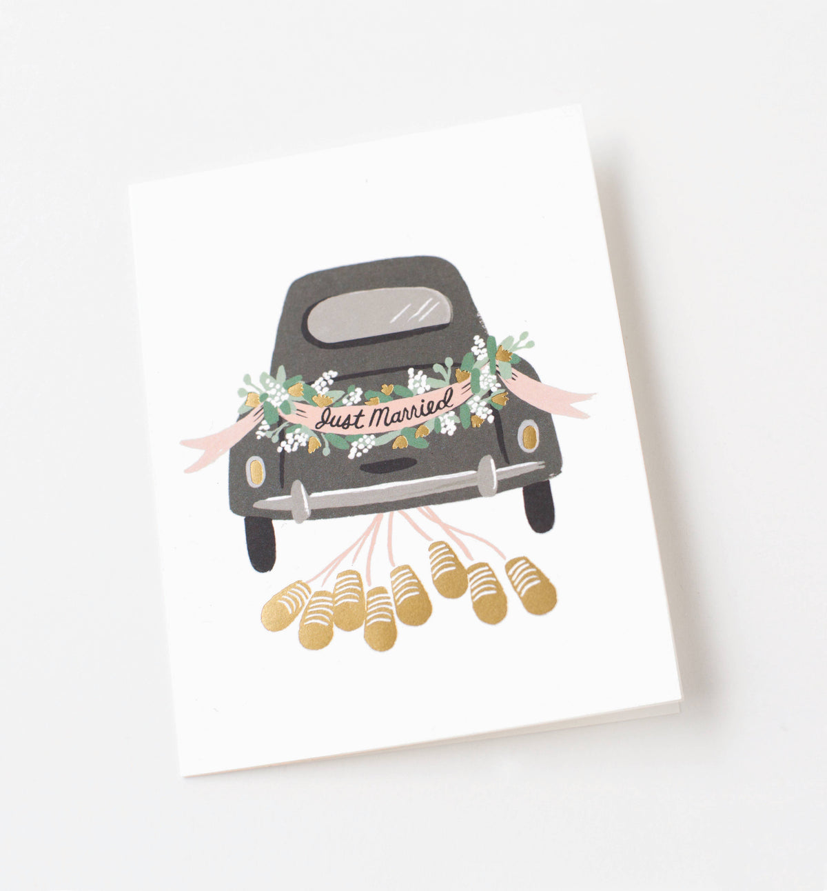 Just Married Getaway Card