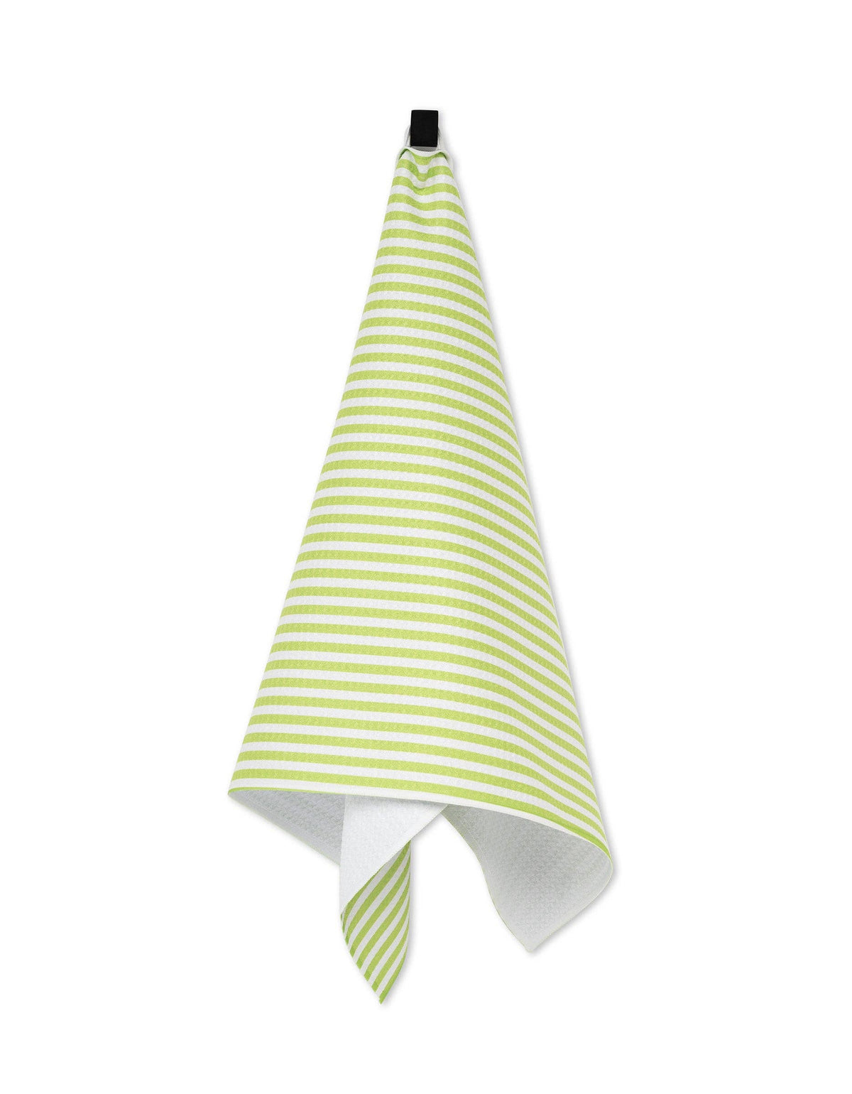 Stripe Green Geometry Tea Towel - The Preppy Bunny