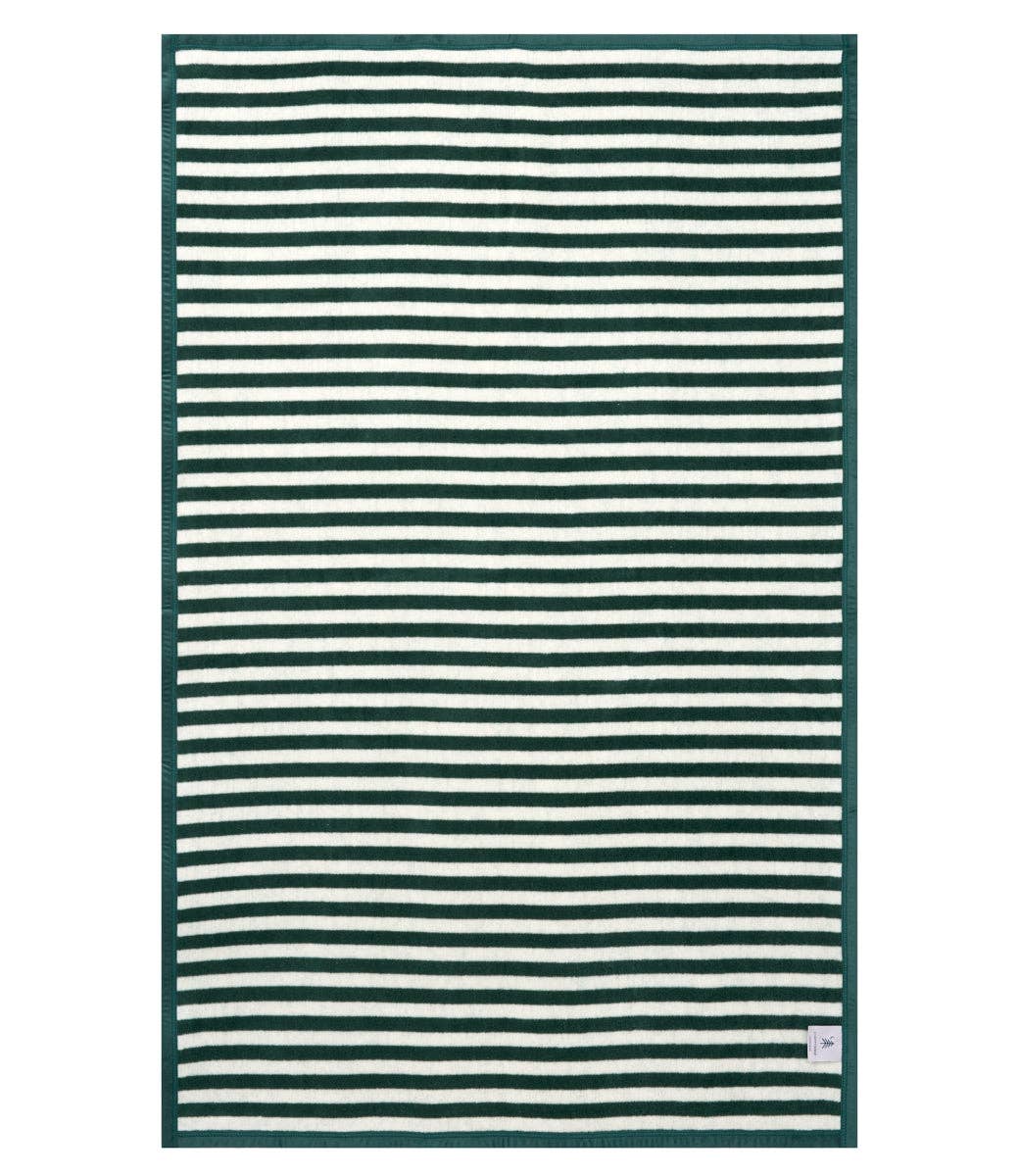 Sideline Stripe Evergreen Midi Blanket by ChappyWrap