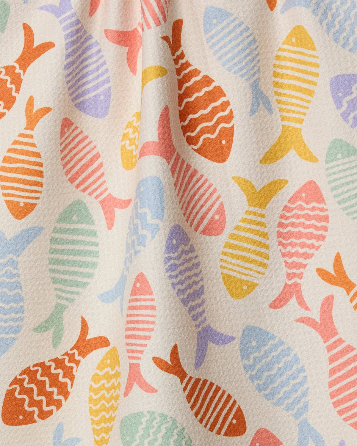 Fish Flip Tea Towel by Geometry