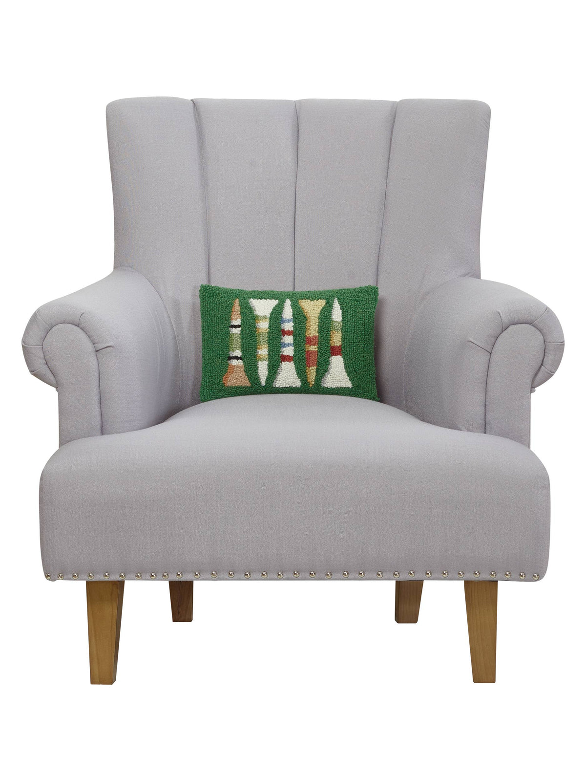 Golf Tees Hook Pillow - The Preppy Bunny