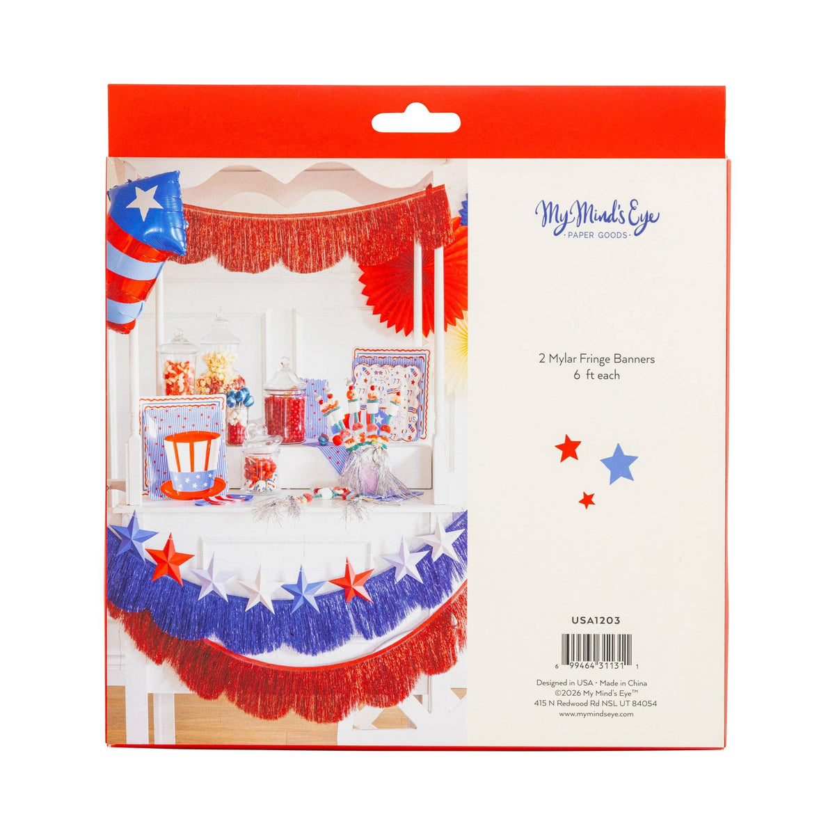 Fringed Scallop Banner Set - The Preppy Bunny