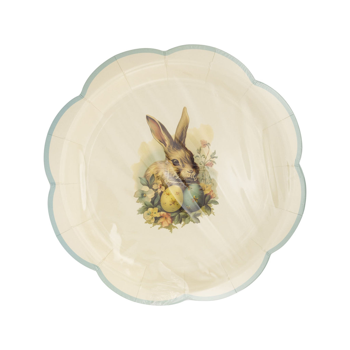 Vintage Easter Paper Plates - The Preppy Bunny