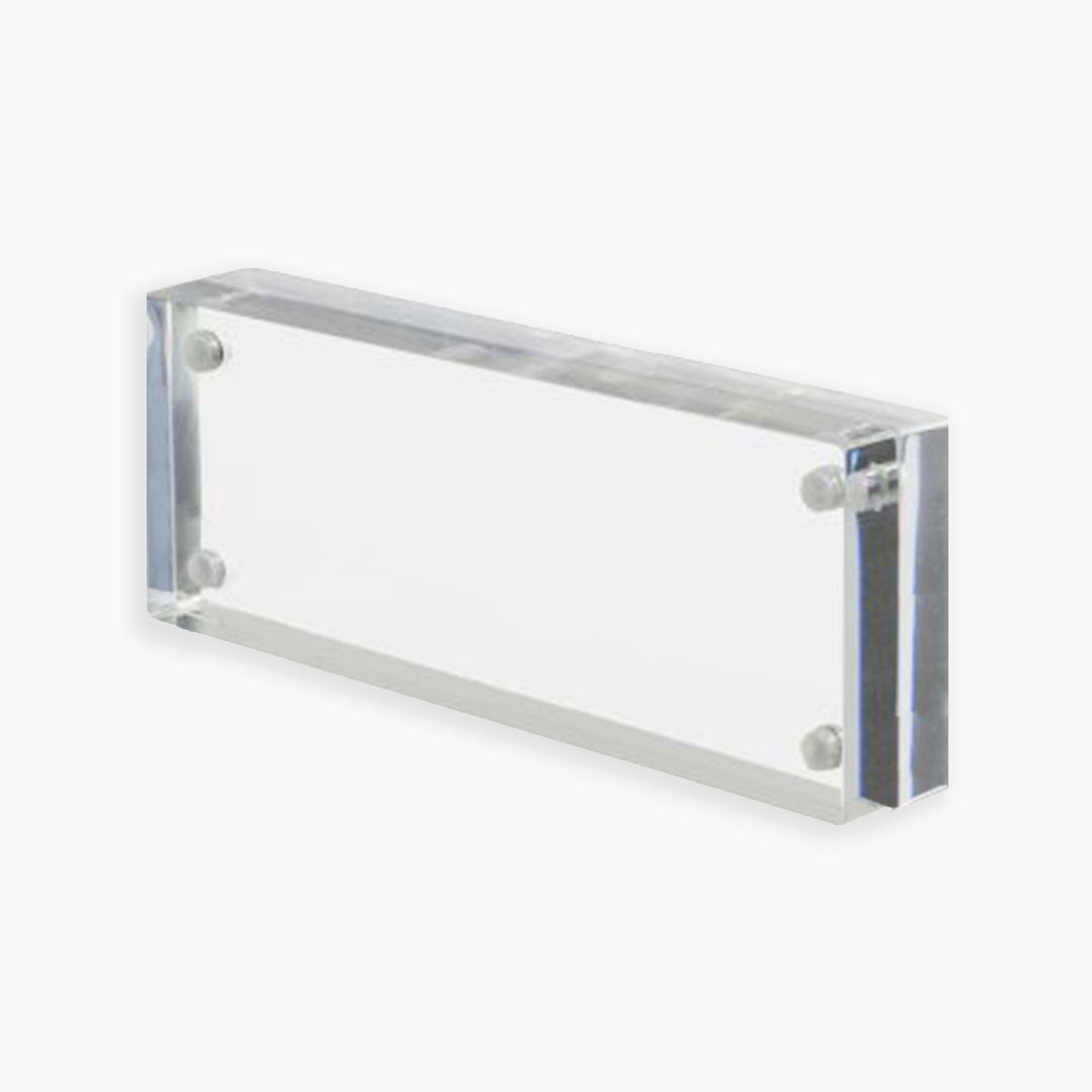 2x1 Acrylic Scripture Card Stand-placecard holder - The Preppy Bunny