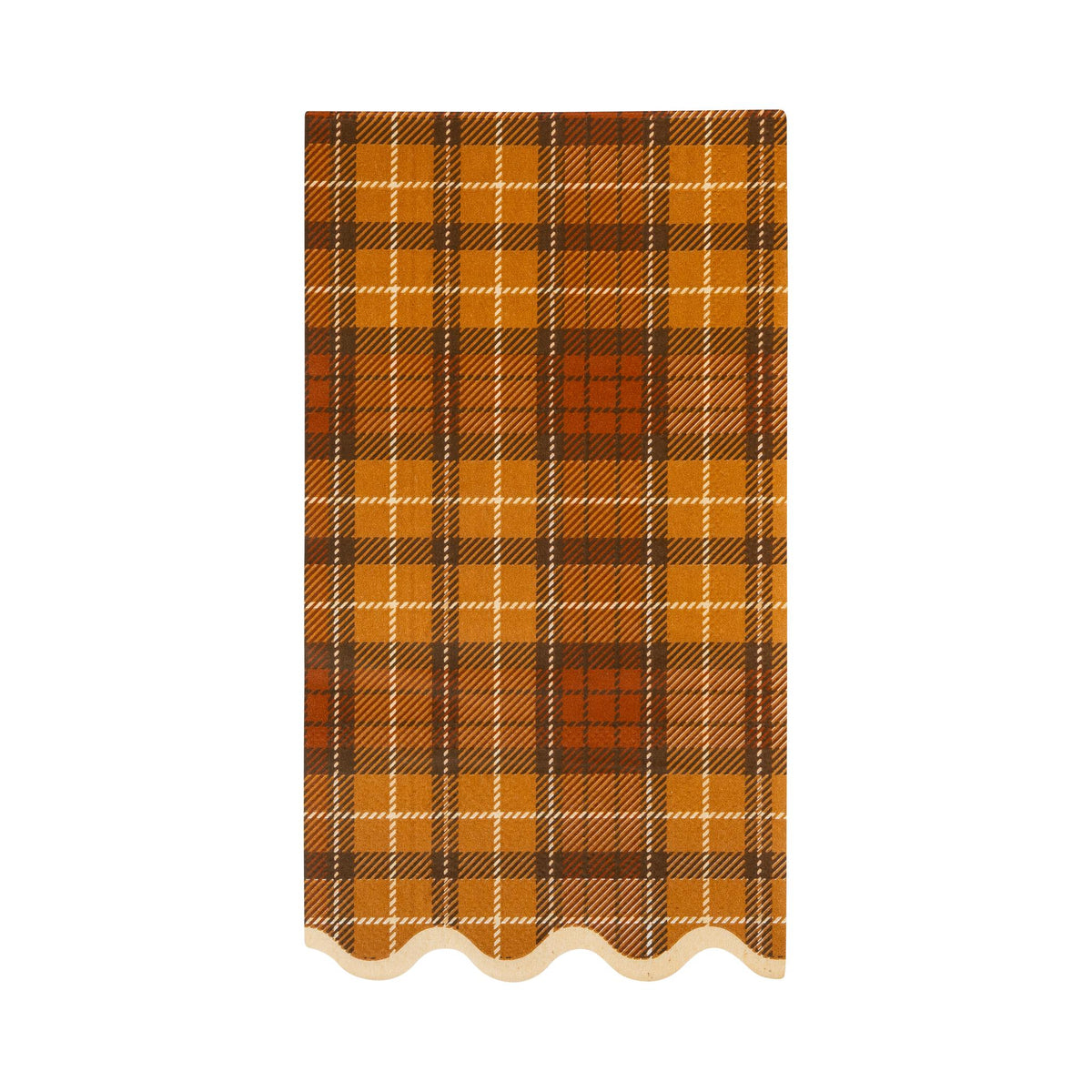 Autumn Plaid Dinner Paper Napkins